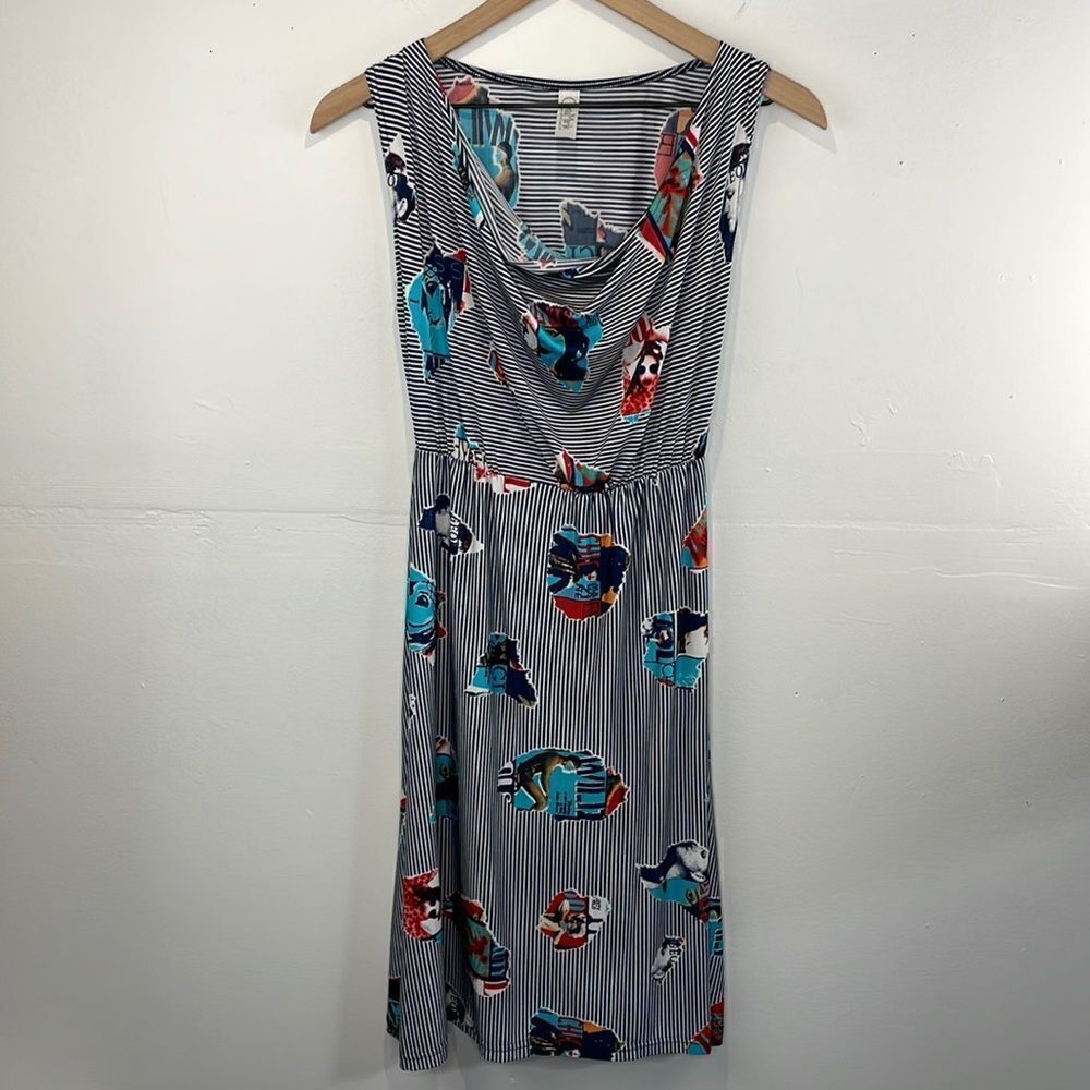 Carla Mink Retro Pop Art Photo Print dress size XS